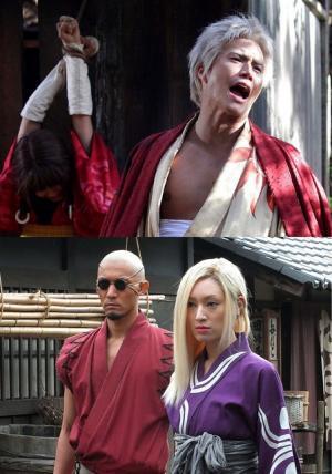 市原隼人＆栗山千明、“銀・金髪”劇中カット披露！『無限の住人』