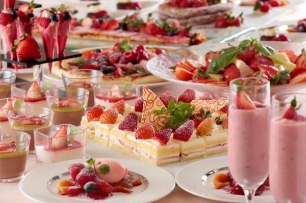【3時のおやつ】予約のホテルスイーツブッフェ！「アフタヌーンスイーツブッフェ～ストロベリーフェア～」開催