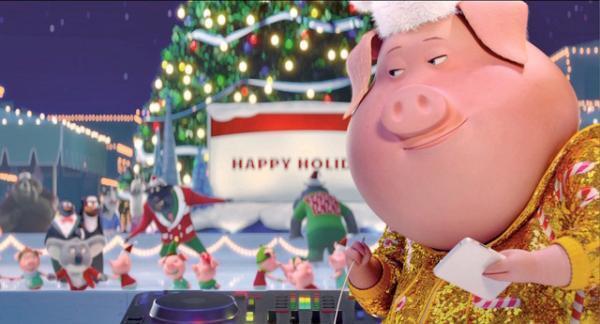 『SING』ハッピーなクリスマス映像到着！スケートリンクがダンスホールに
