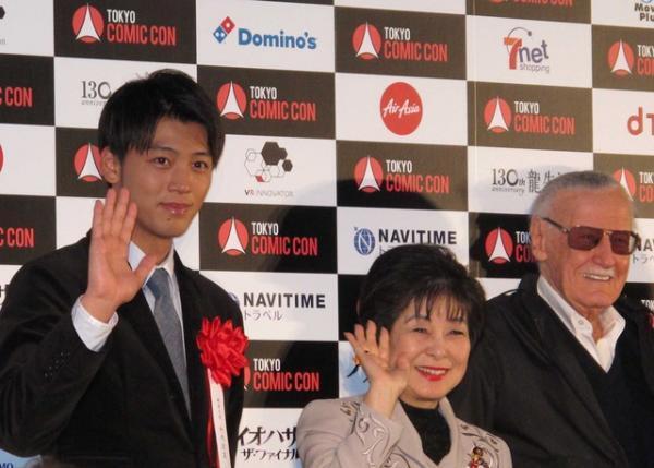 竹内涼真、“伝説”スタン・リーと対面しド緊張！「吐きそうです…」