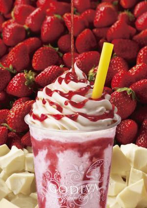 【3時のおやつ】「ゴディバ」ストロベリーに恋するチョコレートドリンク復活！