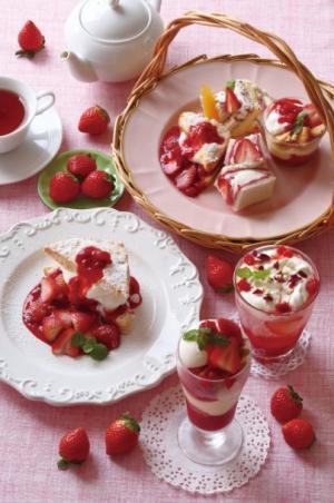 【3時のおやつ】アフタヌーンティー・ティールームで“苺づくし”の新作メニュー発売