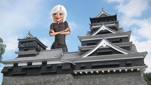 『モンスターVSエイリアン』全国30の名所とコラボ！巨大スーザンが各地で記念撮影