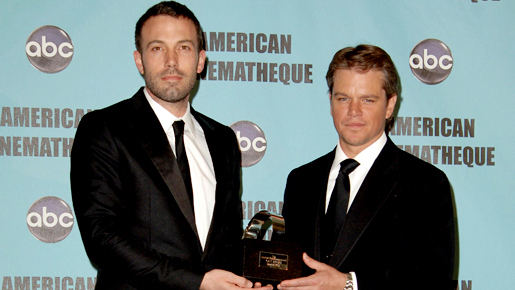 マット・デイモンにアメリカン・シネマテーク・アワード 盟友B・アフレックが手渡す