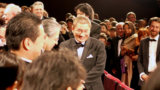 【カンヌレポート 04】たけし、批評家の採点は辛口も観客からは5分の拍手の嵐