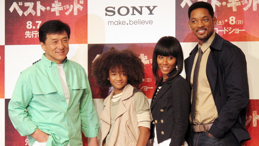 ウィル・スミス　会見で公開キス＆キスシーンレクチャー