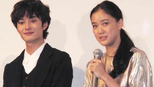 蒼井優号泣！　『雷桜』初日　「あたしたちの子供をどうかよろしく」