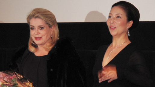 【TIFFレポート】C・ドヌーヴ　舞台挨拶登壇も撮影切り上げ退場「たくさん撮ったわ」