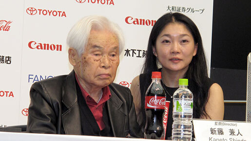 【TIFFレポート】新藤兼人　映画製作打ち止めを撤回？　「また作ってもいいかな」