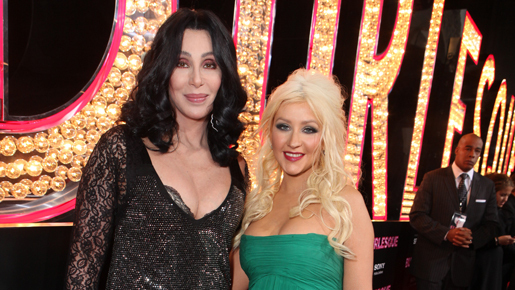 クリスティーナ・アギレラ＆シェール　『バーレスク』ワールド・プレミアで揃い踏み　