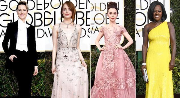 美の“競艶”！74回ゴールデン・グローブ賞レッドカーペット・ファッション