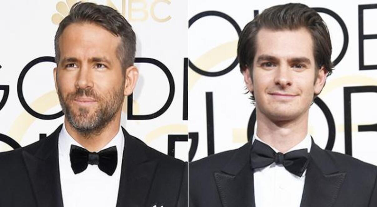 ライアン レイノルズ アンドリュー ガーフィルド Gg賞授賞式でアツいキス 17年1月10日 ウーマンエキサイト 1 2