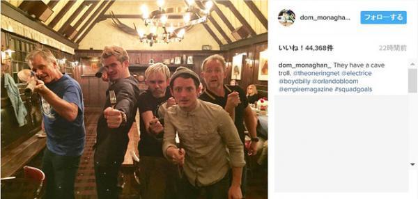 オーランド＆イライジャら『ロード・オブ・ザ・リング』キャストでプチ同窓会！