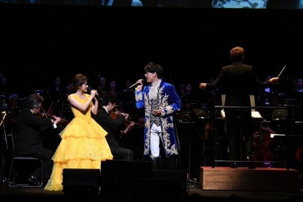 ディズニー『美女と野獣』ライブ・オーケストラが世界初演！昆夏美＆山崎育三郎の生熱唱も