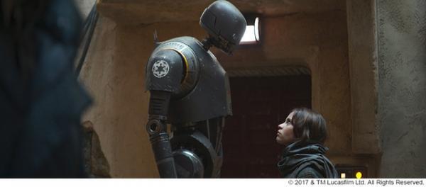 新“愛されドロイド”K-2SOの歩き方に注目！『ローグ・ワン』ボーナス映像