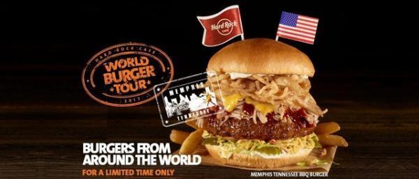 世界中のご当地グルメバーガーが集合！ ハードロックカフェ「ワールドバーガーツアー2017」スタート