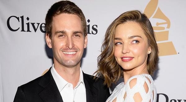 ミランダ・カー、スナップチャットCEOのエヴァン・スピーゲルと挙式