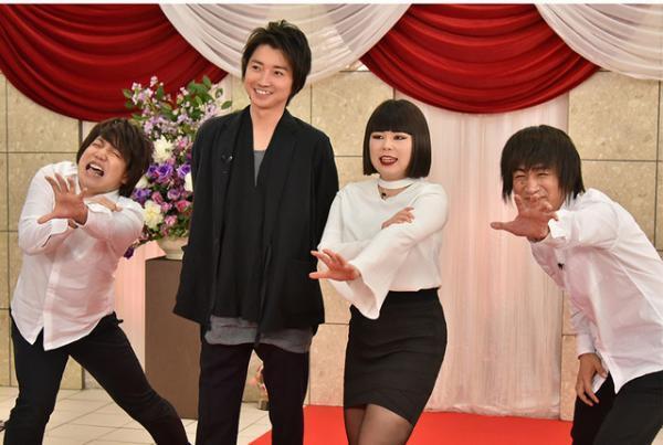 藤原竜也、ブルゾンちえみと“決め顔”！「ぐるぐるナインティナイン」