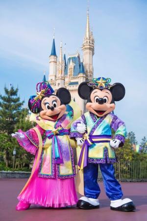 【ディズニー】彦星ミッキー＆織姫ミニーの新コスお披露目！星がモチーフの七夕ルック