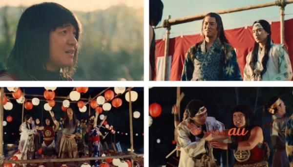 濱田岳“金太郎”、「三太郎音頭」初ステージにガッチガチ！ au新CM到着