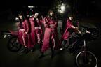 ピンクの特攻服が目立つレディースチーム“苺美瑠狂”ビジュアル公開！『HiGH&LOW』