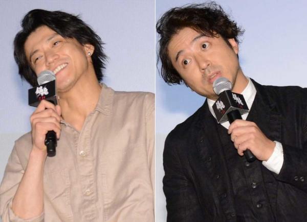 小栗旬の「まーきの！」首かしげポーズにムロツヨシも便乗