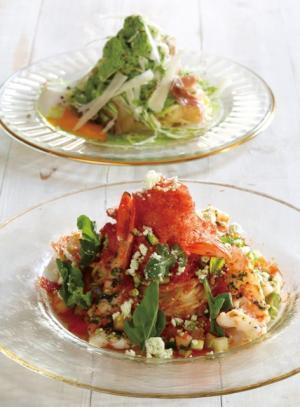 新感覚ひんやりフード！かき氷パスタ「スノーアイスパスタ」が「キハチ 青山本店」に登場！