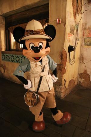 【海外ディズニー】サファリルックのミッキーたちと美味しく夕食！「タスカーハウス・レストラン」体験
