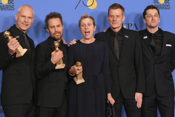 第75回ゴールデン・グローブ賞発表！『スリー・ビルボード』が作品賞ほか4部門受賞