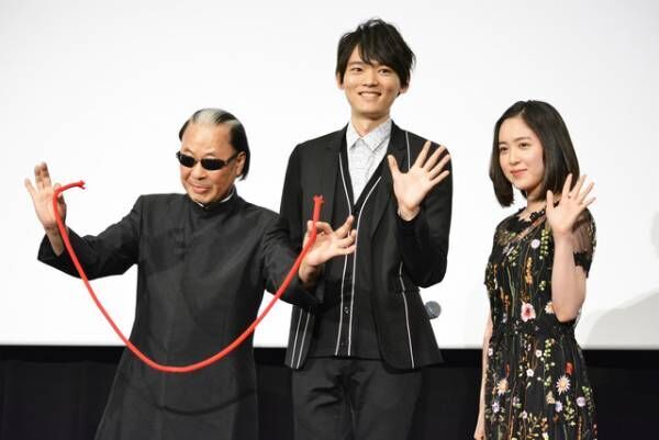 古川雄輝＆藤井武美＆Mr.マリック『風の色』初日舞台挨拶