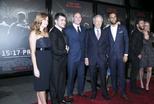 イーストウッド監督＆A・シュワルツェネッガーも参加！『15時17分、パリ行き』プレミア