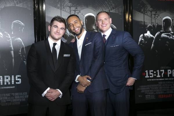 イーストウッド監督＆A・シュワルツェネッガーも参加！『15時17分、パリ行き』プレミア