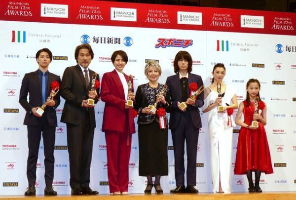 菅田将暉「身に余る光栄」 毎日映画コンクール表彰式に長澤まさみ＆高杉真宙ら