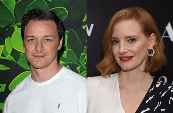 ジェームズ・マカヴォイ、ジェシカ・チャステインが『IT』続編の撮影開始を報告