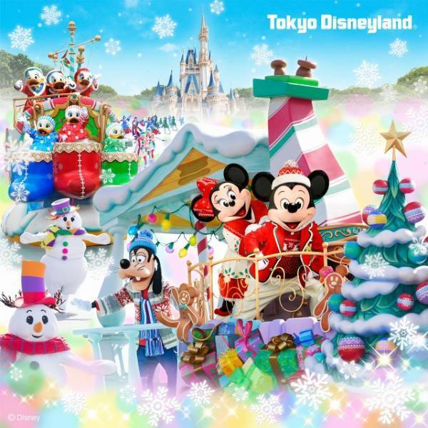 【ディズニー】Xmasの感涙パレードが35周年ホリデーを彩る！停止ポイントは今年も2か所