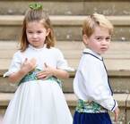 ジョージ王子＆シャーロット王女、ユージェニー王女の結婚式でお目立ち