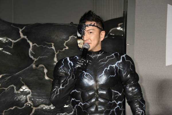 諏訪部順一、“ヴェノム”中村獅童とのバディに「たまらないですね」 ジャパンプレミア開催