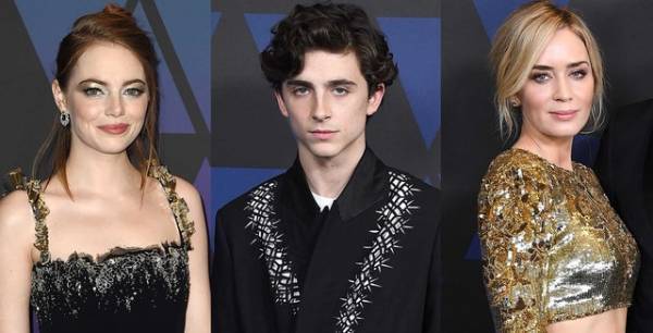 エミリー・ブラント＆エマ・ストーンらが登場！「アカデミー名誉賞」授賞式にセレブたちが出席