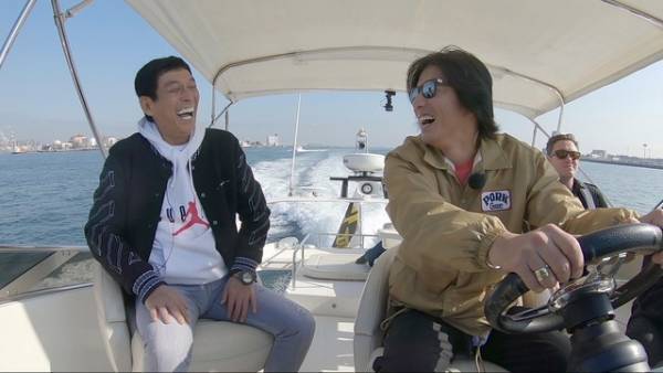 木村拓哉、クルーザー操縦に挑戦！ 明石家さんまとブリ求め一泊二日の船旅「さんタク」