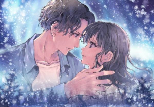 寄り添い見つめ合う姿が切ない…登坂広臣＆中条あやみ『雪の華』×種村有菜コラボビジュアル