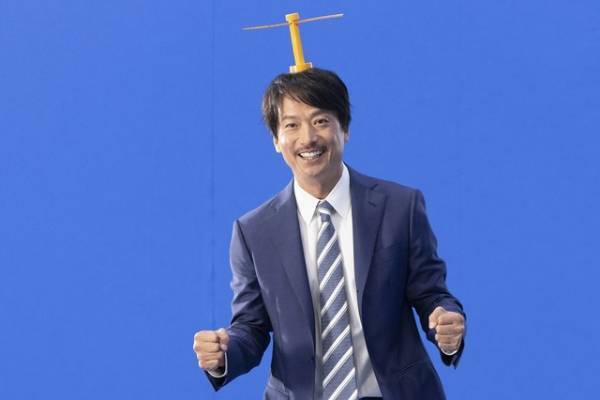 椎名桔平、CMでドラえもんのモノマネ披露！ 評価は厳しめの「55点」