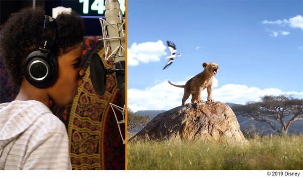 子シンバ＆子ナラのミュージカルシーン裏側公開『ライオン・キング』