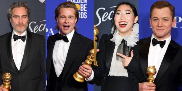 第77回ゴールデン・グローブ賞発表　主演男優賞は『ジョーカー』ホアキン＆『ロケットマン』タロンらが受賞