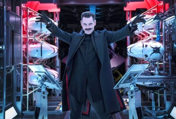 動きはアドリブ!? ジム・キャリーのダンス映像公開『ソニック・ザ・ムービー』