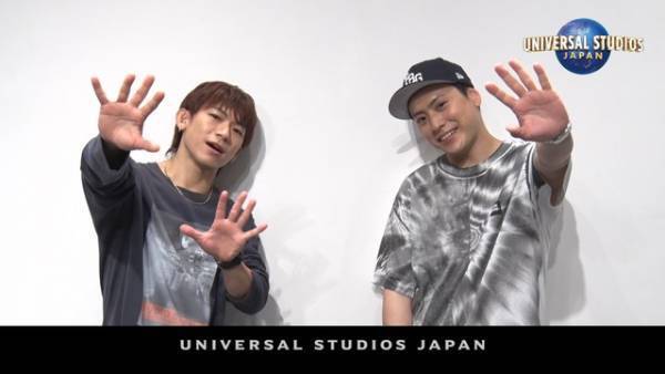 【USJ】NAOTO＆山下健二郎がハロウィンイベントのサポーターに　特製「ラタタダンス」でパーク盛り上げ