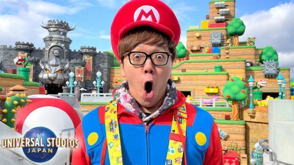 【USJ】HIKAKINが「スーパー・ニンテンドー・ワールド」を世界最速レポート！23日17時YouTubeで配信