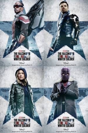 「ファルコン＆ウィンター・ソルジャー」3月19日配信！ キャラポスター公開
