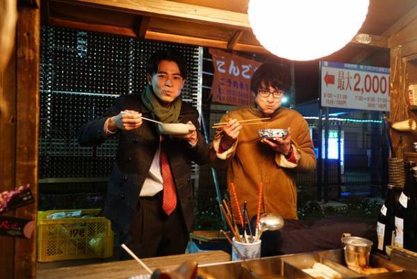 成田凌が熱唱、高良健吾とおでん頬張る！『くれなずめ』メイキングショット公開