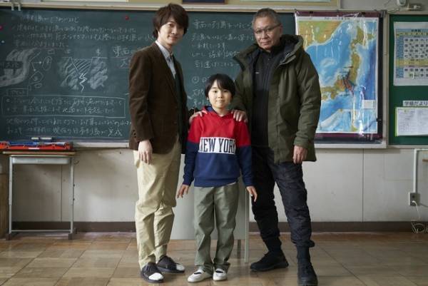 “タダシ”演じた神木隆之介が登場、寺田心＆三池崇史監督3ショット公開『妖怪大戦争』