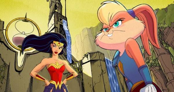 ワンダーウーマンとローラ・バニーが夢の共演！『スペース・プレイヤーズ』本編シーン